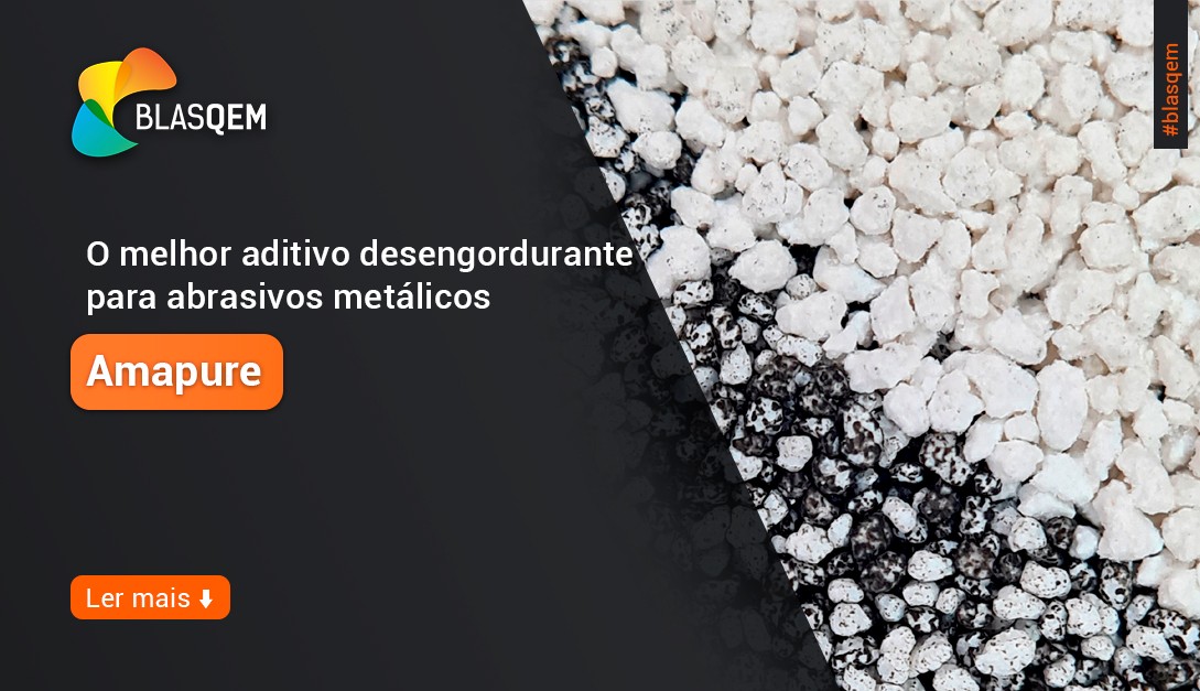 AMAPURE, o melhor aditivo desengordurante para abrasivos metálicos, com poupanças superiores a 50%.