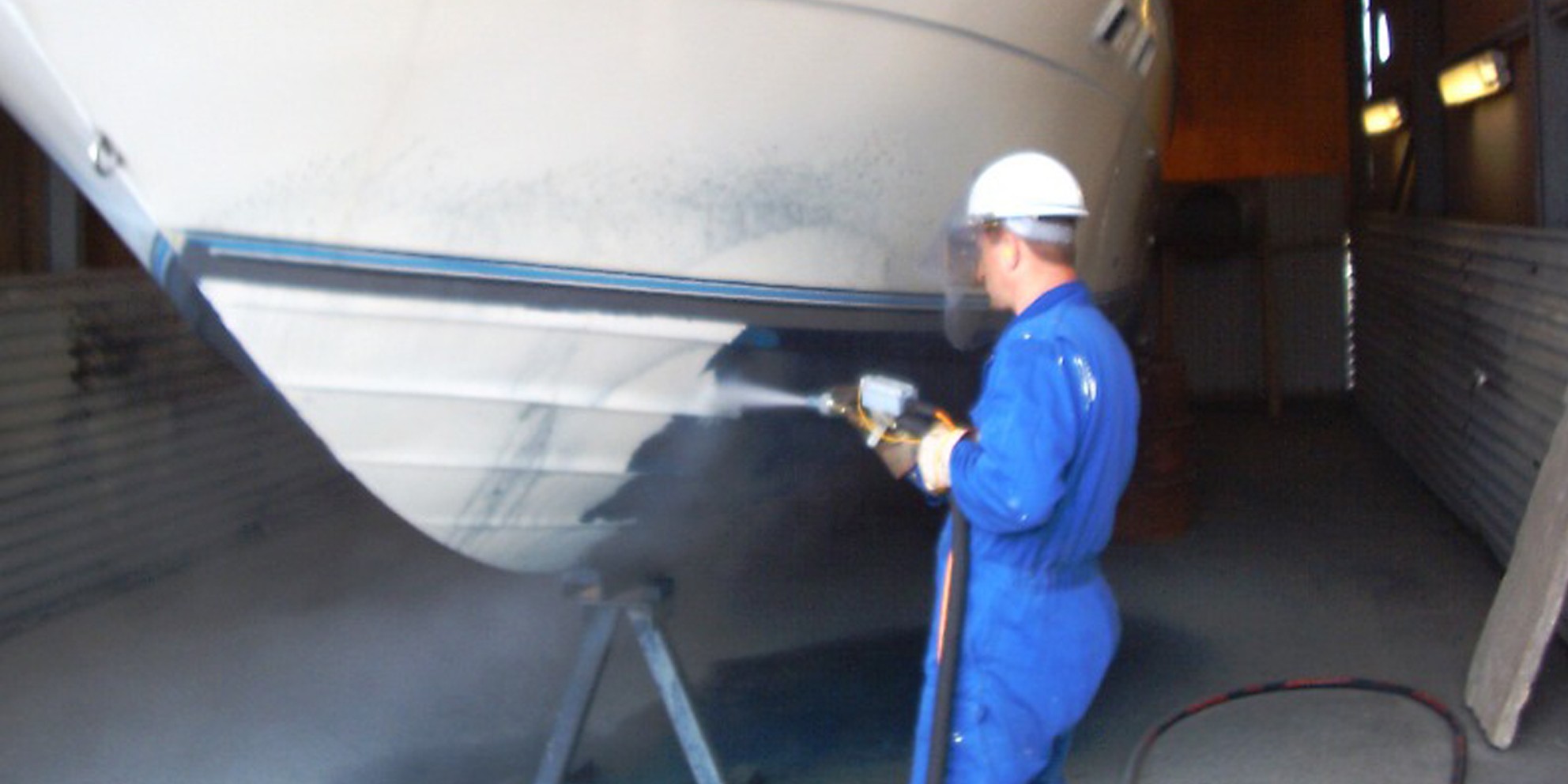 Remoção do Antifouling
